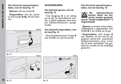 2002-2003 Fiat Ulysse Owner's Manual | Dutch