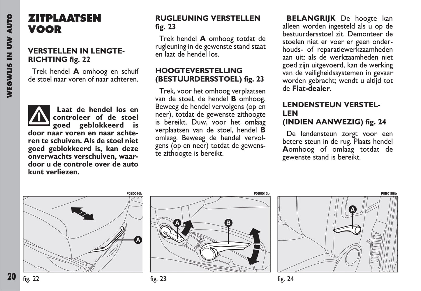 2002-2003 Fiat Ulysse Owner's Manual | Dutch