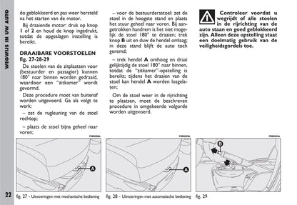 2002-2003 Fiat Ulysse Owner's Manual | Dutch