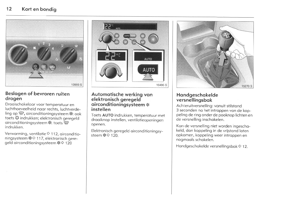 2005-2010 Opel Meriva Owner's Manual | Dutch