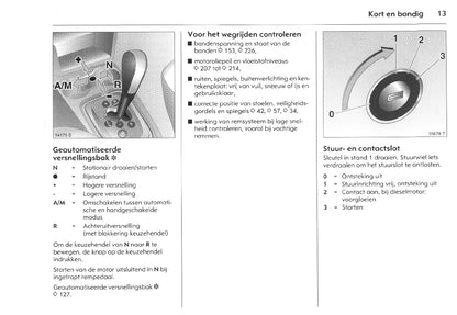 2005-2010 Opel Meriva Owner's Manual | Dutch