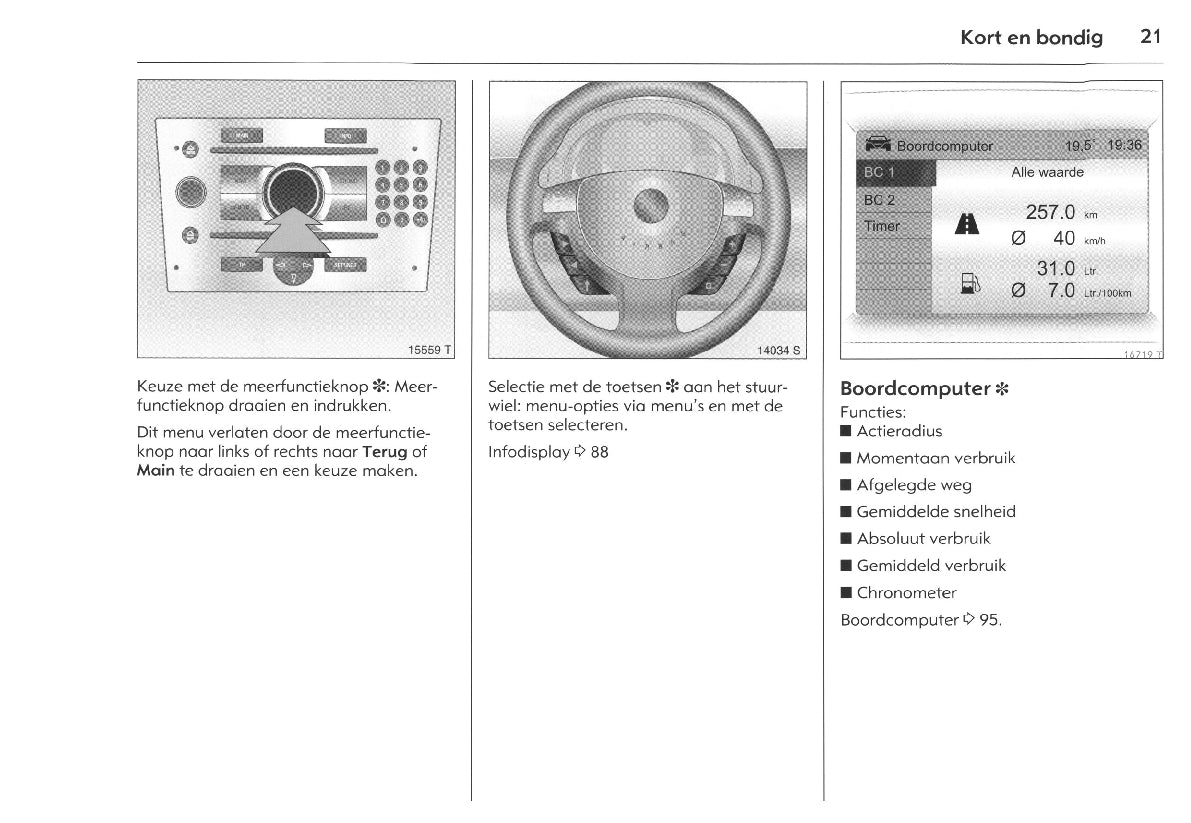 2005-2010 Opel Meriva Owner's Manual | Dutch