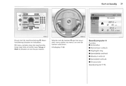 2005-2010 Opel Meriva Owner's Manual | Dutch