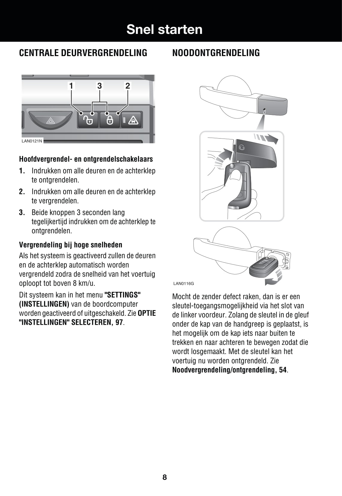 2006-2007 Land Rover Range Rover Sport Owner's Manual | Dutch