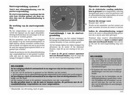 1996-1998 Renault Clio Owner's Manual | Dutch