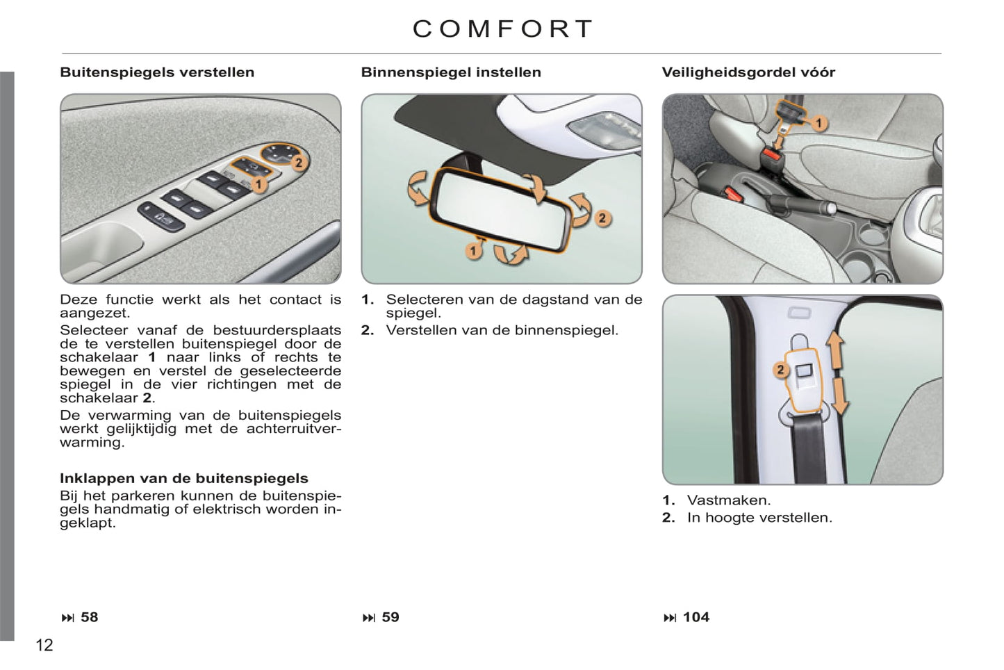 2008-2012 Citroën C3 Picasso Manuel du propriétaire | Néerlandais