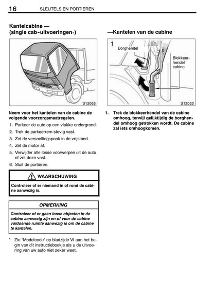 2009-2010 Toyota Dyna Gebruikershandleiding | Nederlands