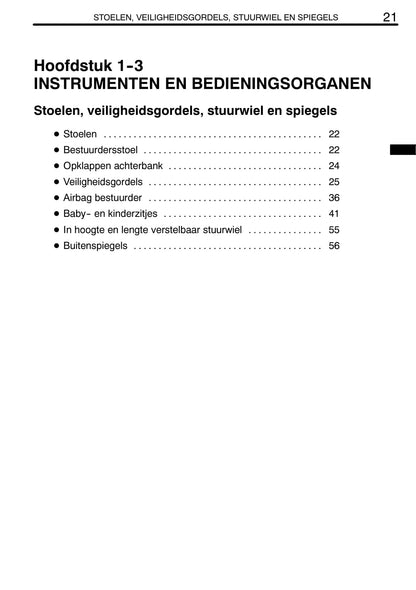 2009-2010 Toyota Dyna Gebruikershandleiding | Nederlands