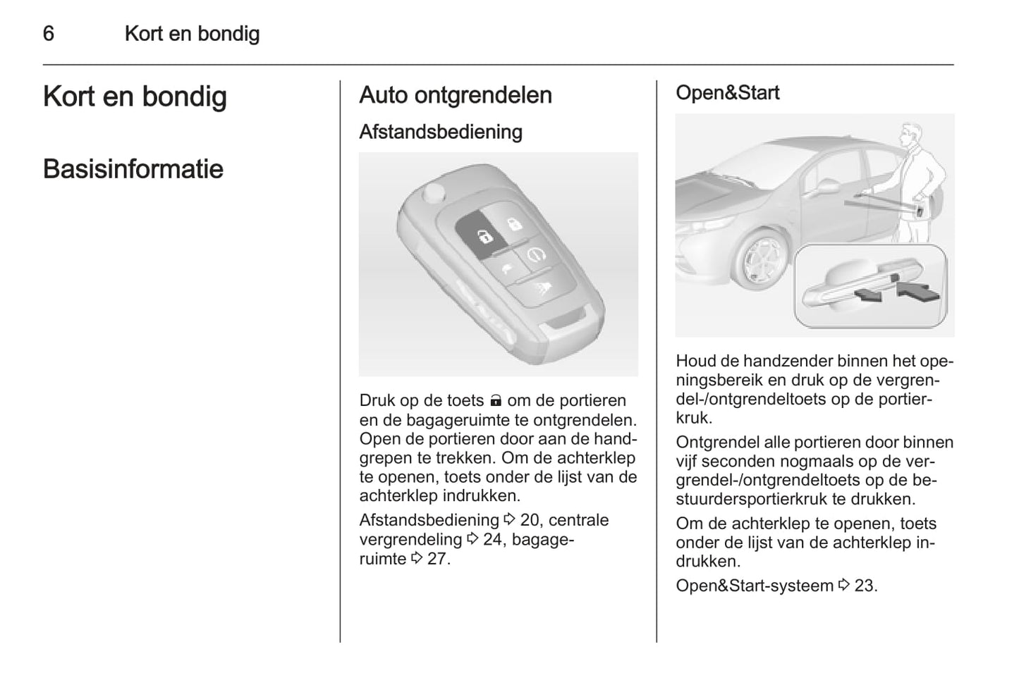 2014-2017 Opel Ampera Owner's Manual | Dutch