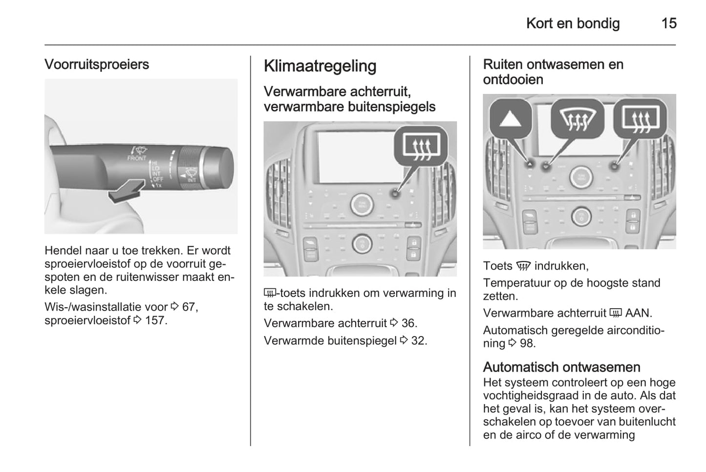 2014-2017 Opel Ampera Owner's Manual | Dutch