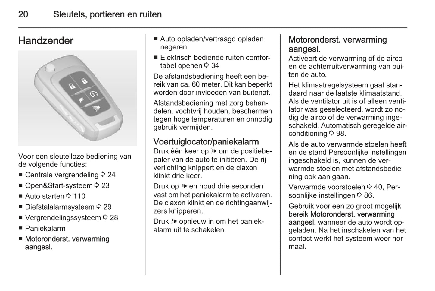 2014-2017 Opel Ampera Owner's Manual | Dutch