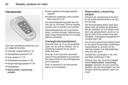 2014-2017 Opel Ampera Owner's Manual | Dutch