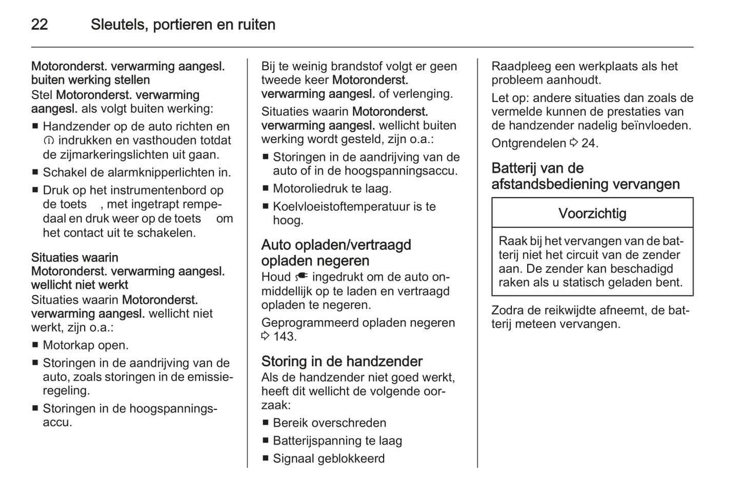 2014-2017 Opel Ampera Owner's Manual | Dutch