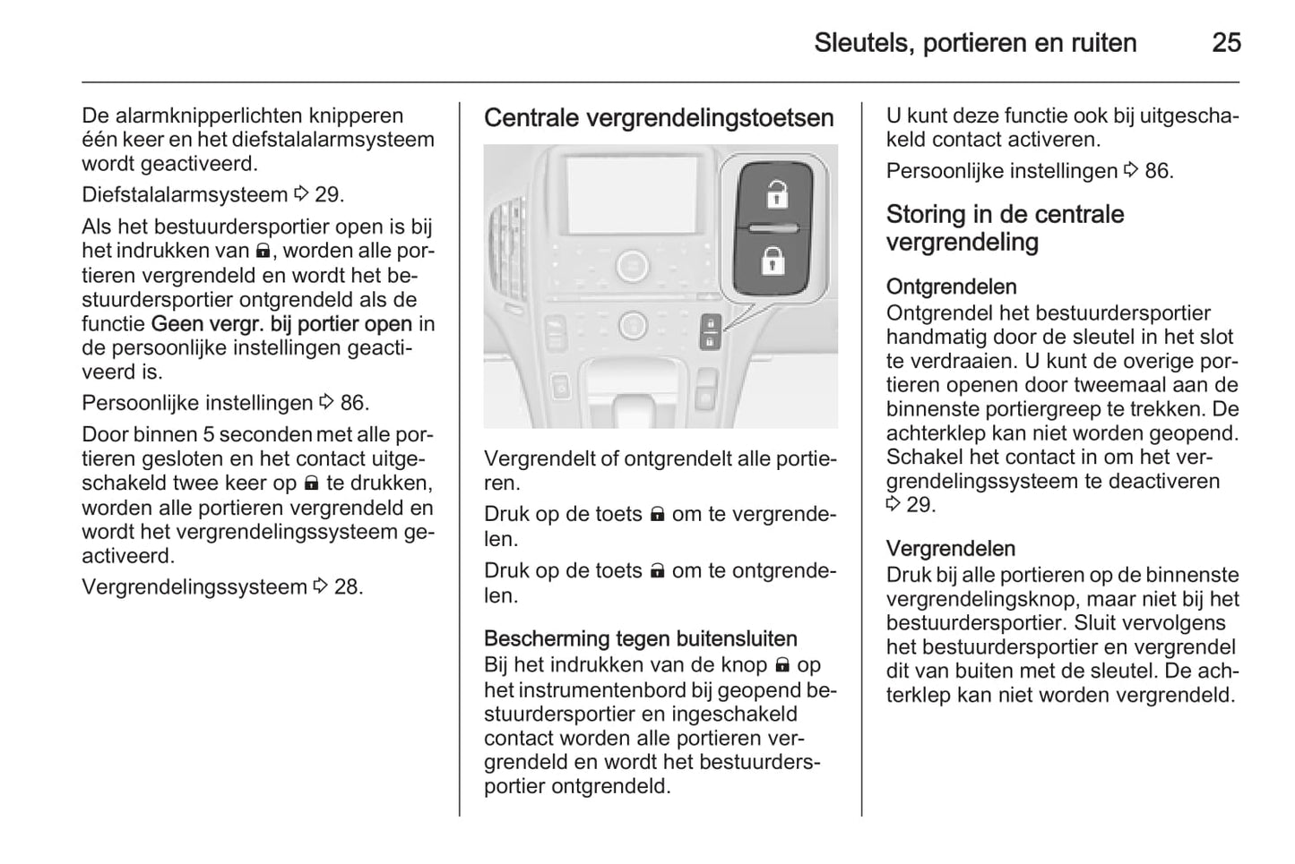 2014-2017 Opel Ampera Owner's Manual | Dutch