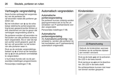 2014-2017 Opel Ampera Owner's Manual | Dutch