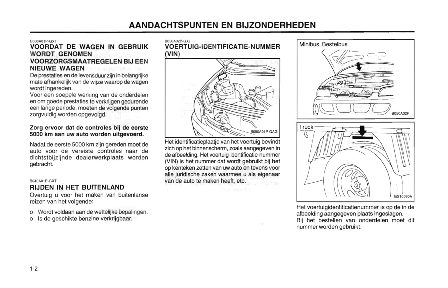 2000-2001 Hyundai H-1 Gebruikershandleiding | Nederlands