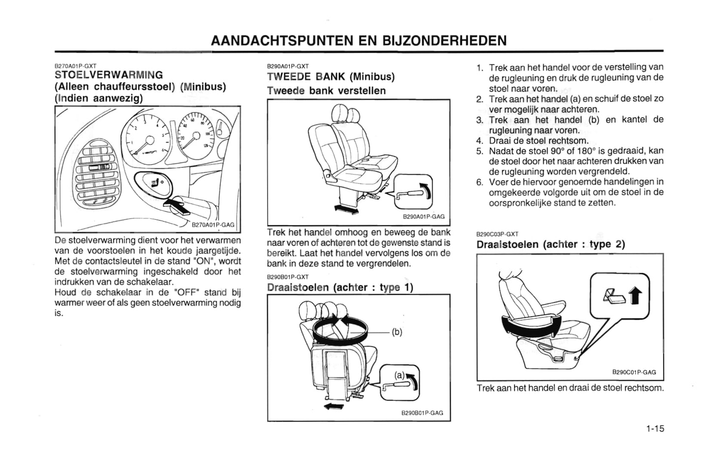 2000-2001 Hyundai H-1 Gebruikershandleiding | Nederlands