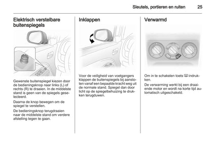 2012-2015 Opel Agila Manuel du propriétaire | Néerlandais