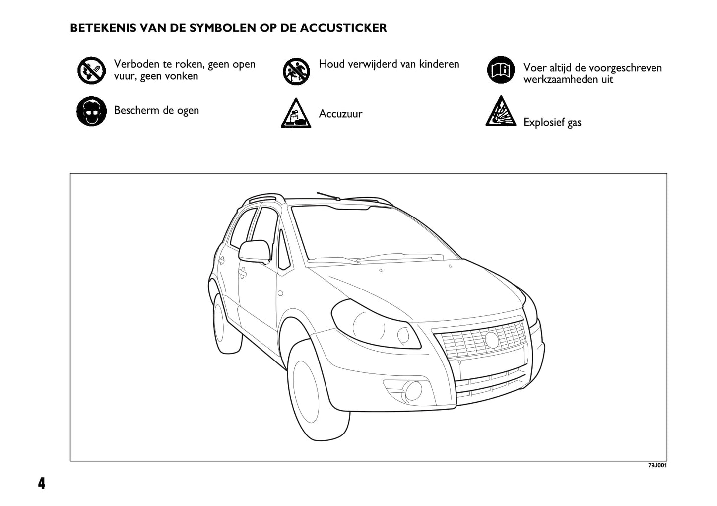 2008-2009 Fiat Sedici Owner's Manual | Dutch