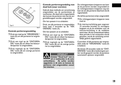 2008-2009 Fiat Sedici Owner's Manual | Dutch