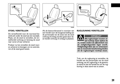 2008-2009 Fiat Sedici Owner's Manual | Dutch