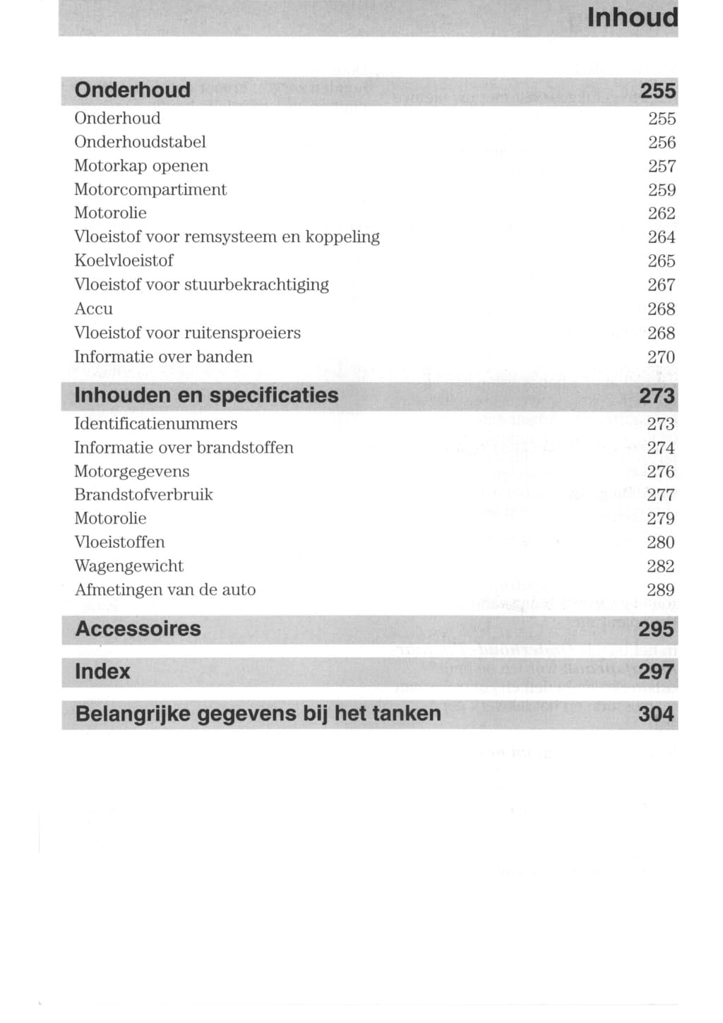 2006-2007 Ford Focus Owner's Manual | Dutch