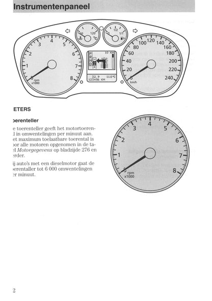 2006-2007 Ford Focus Owner's Manual | Dutch