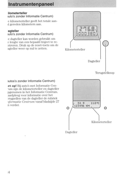 2006-2007 Ford Focus Owner's Manual | Dutch