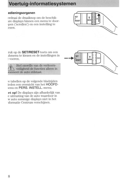 2006-2007 Ford Focus Owner's Manual | Dutch