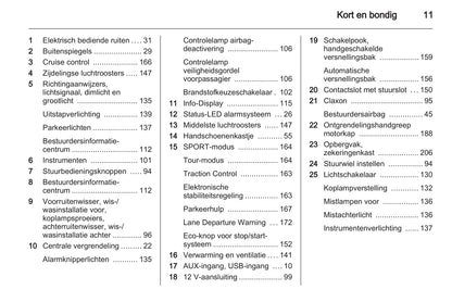 2012 Opel Astra Owner's Manual | Dutch