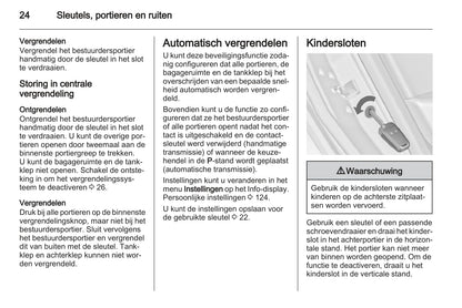 2012 Opel Astra Owner's Manual | Dutch