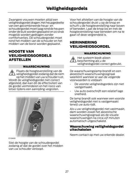 2014-2015 Ford Fiesta Gebruikershandleiding | Nederlands