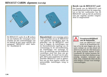 2005-2007 Renault Laguna Manuel du propriétaire | Néerlandais