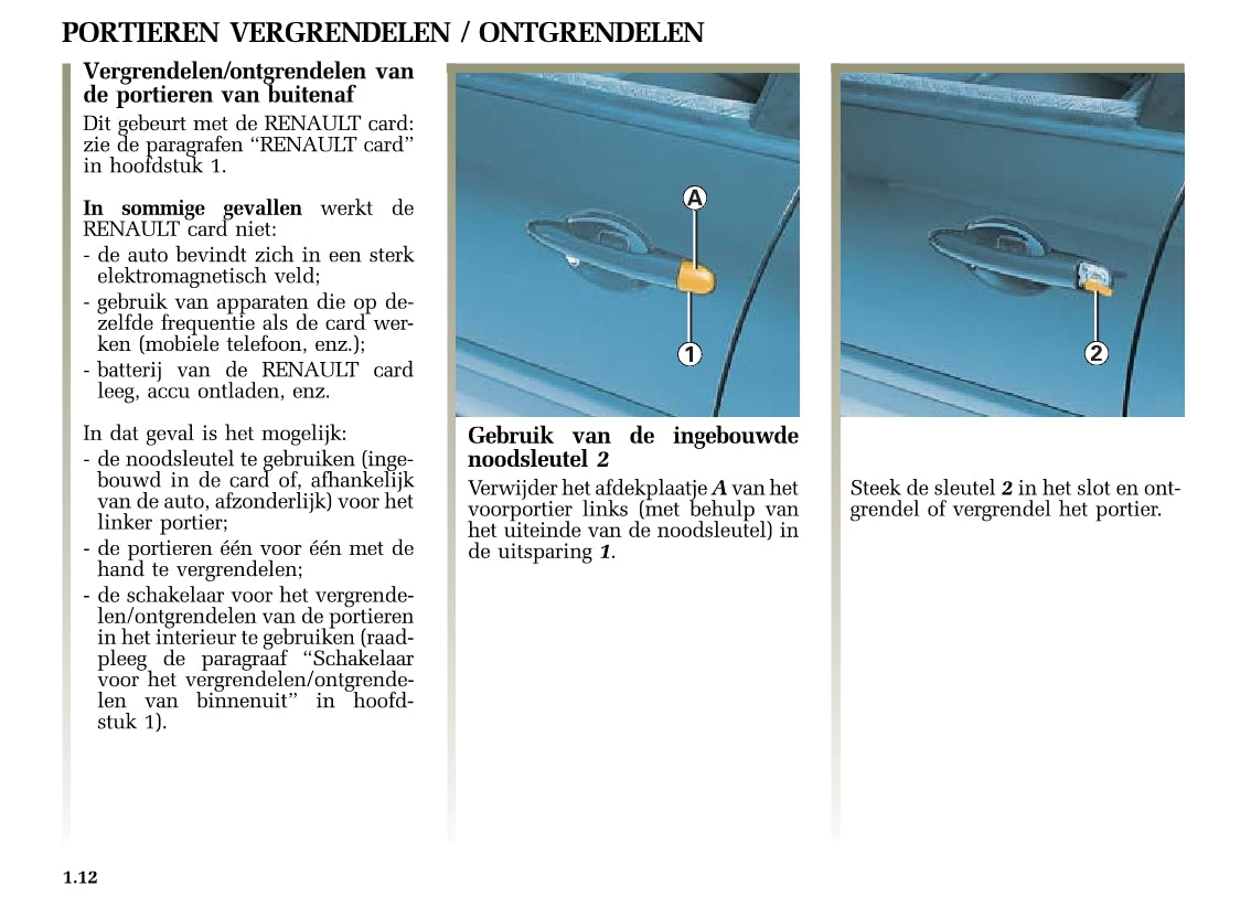 2005-2007 Renault Laguna Manuel du propriétaire | Néerlandais