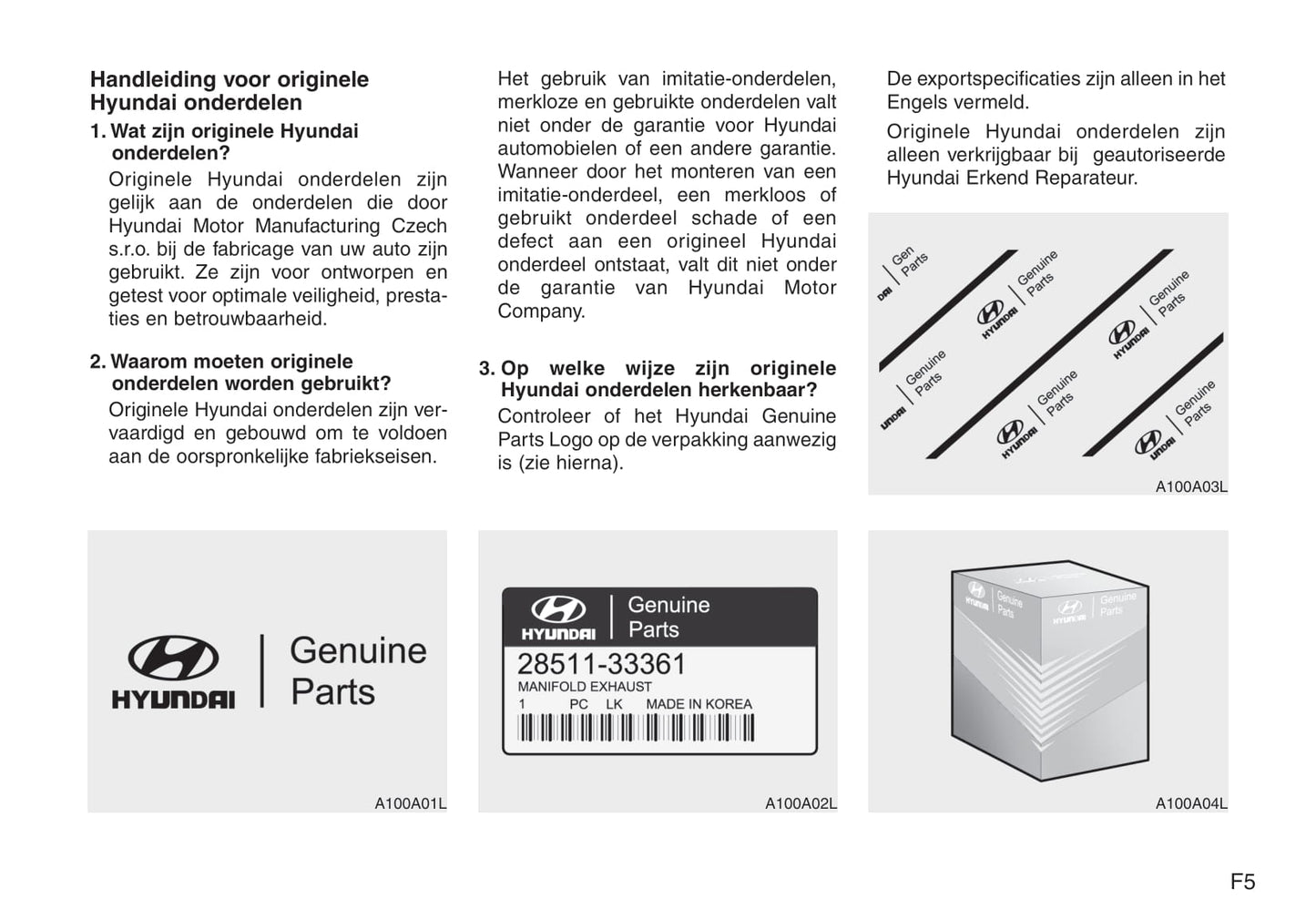 2010-2015 Hyundai IX20 Manuel du propriétaire | Néerlandais