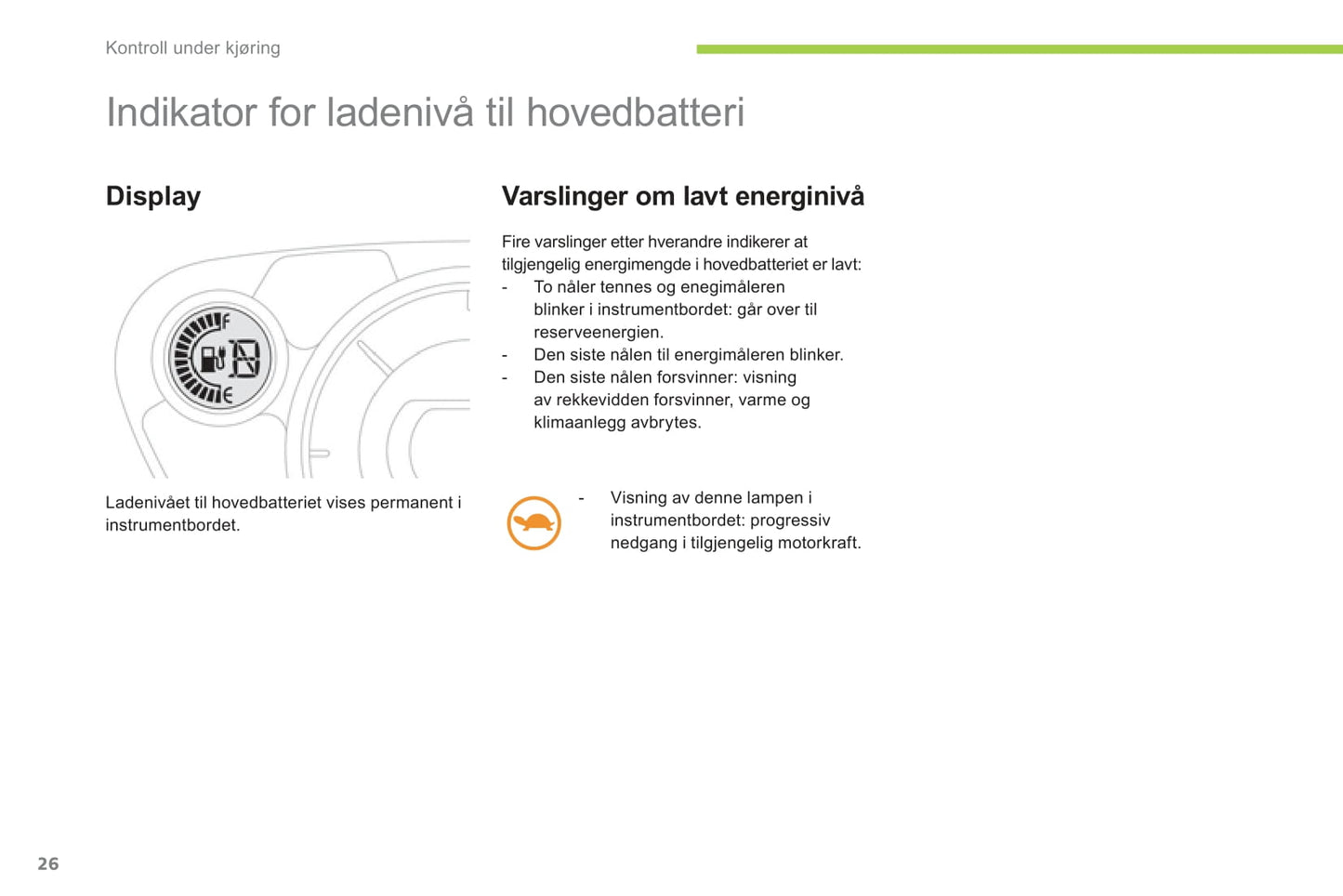 2012-2014 Citroën C-Zero Gebruikershandleiding | Noors