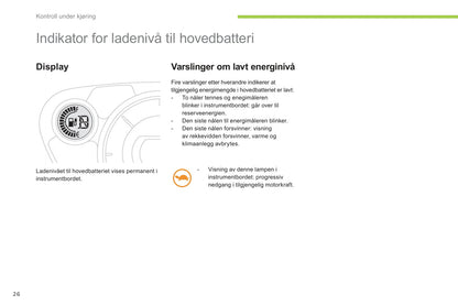 2012-2014 Citroën C-Zero Gebruikershandleiding | Noors