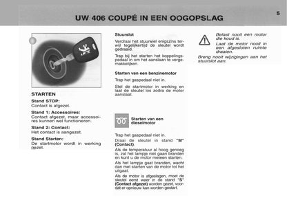 2003-2004 Peugeot 406 Coupé Owner's Manual | Dutch