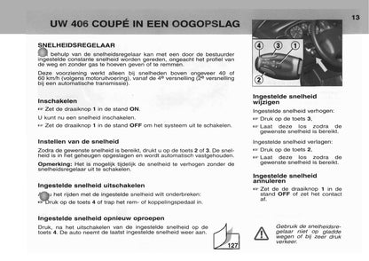 2003-2004 Peugeot 406 Coupé Owner's Manual | Dutch