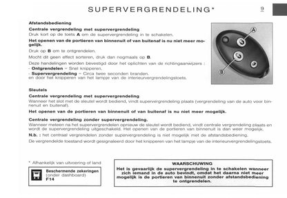 2001-2002 Citroën C5 Gebruikershandleiding | Nederlands