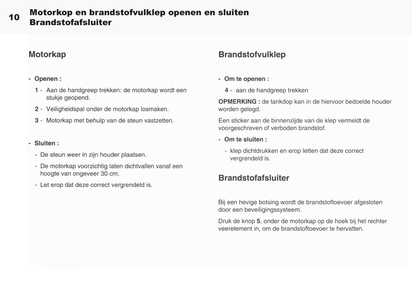 1994-1997 Peugeot 306 Owner's Manual | Dutch