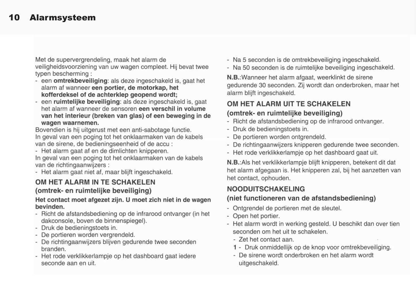 1994-1997 Peugeot 306 Owner's Manual | Dutch