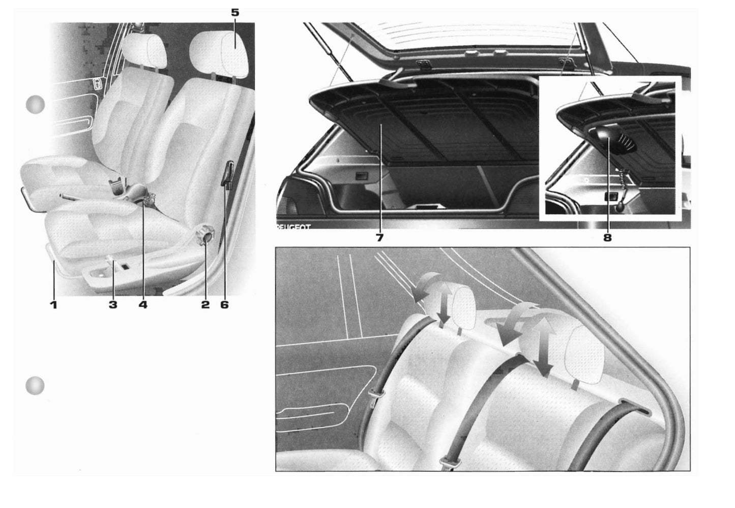 1994-1997 Peugeot 306 Owner's Manual | Dutch