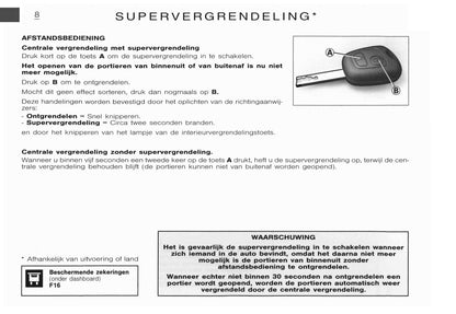 2002-2005 Citroën C3 Manuel du propriétaire | Néerlandais