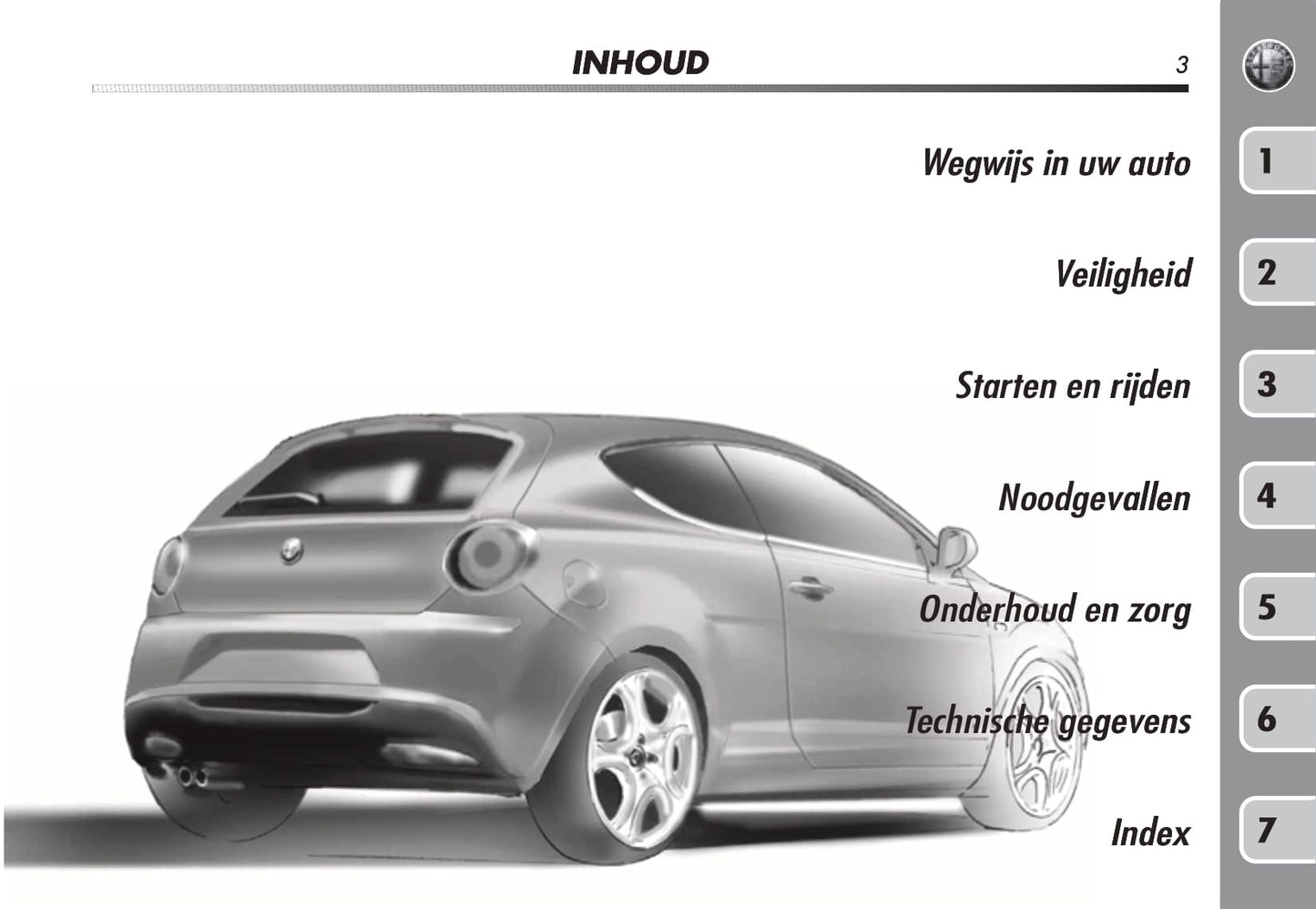 2008-2014 Alfa Romeo Mito Bedienungsanleitung | Niederländisch