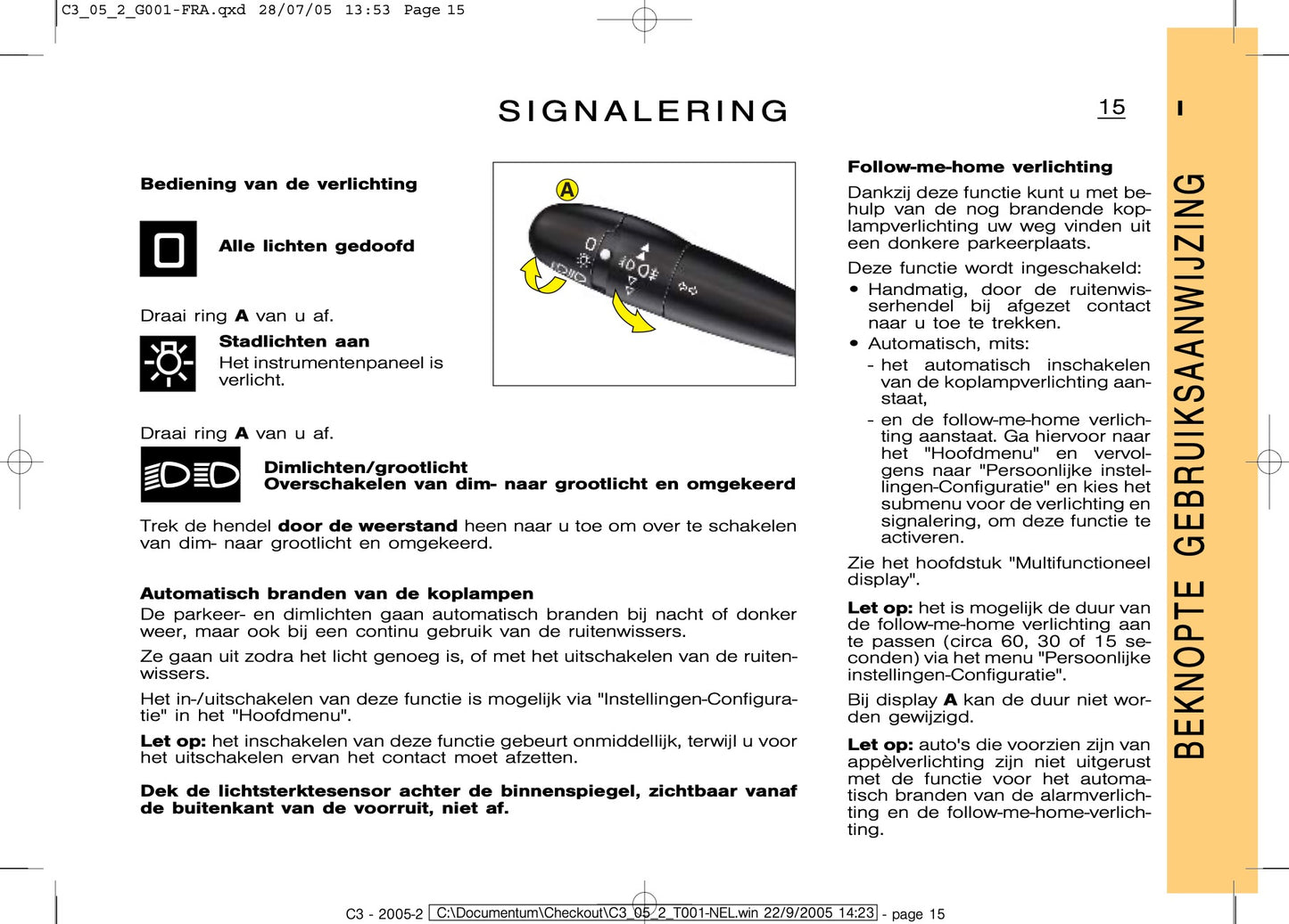 2005-2007 Citroën C3 Gebruikershandleiding | Nederlands