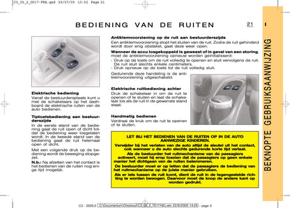 2005-2007 Citroën C3 Gebruikershandleiding | Nederlands