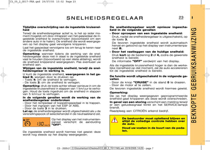 2005-2007 Citroën C3 Gebruikershandleiding | Nederlands