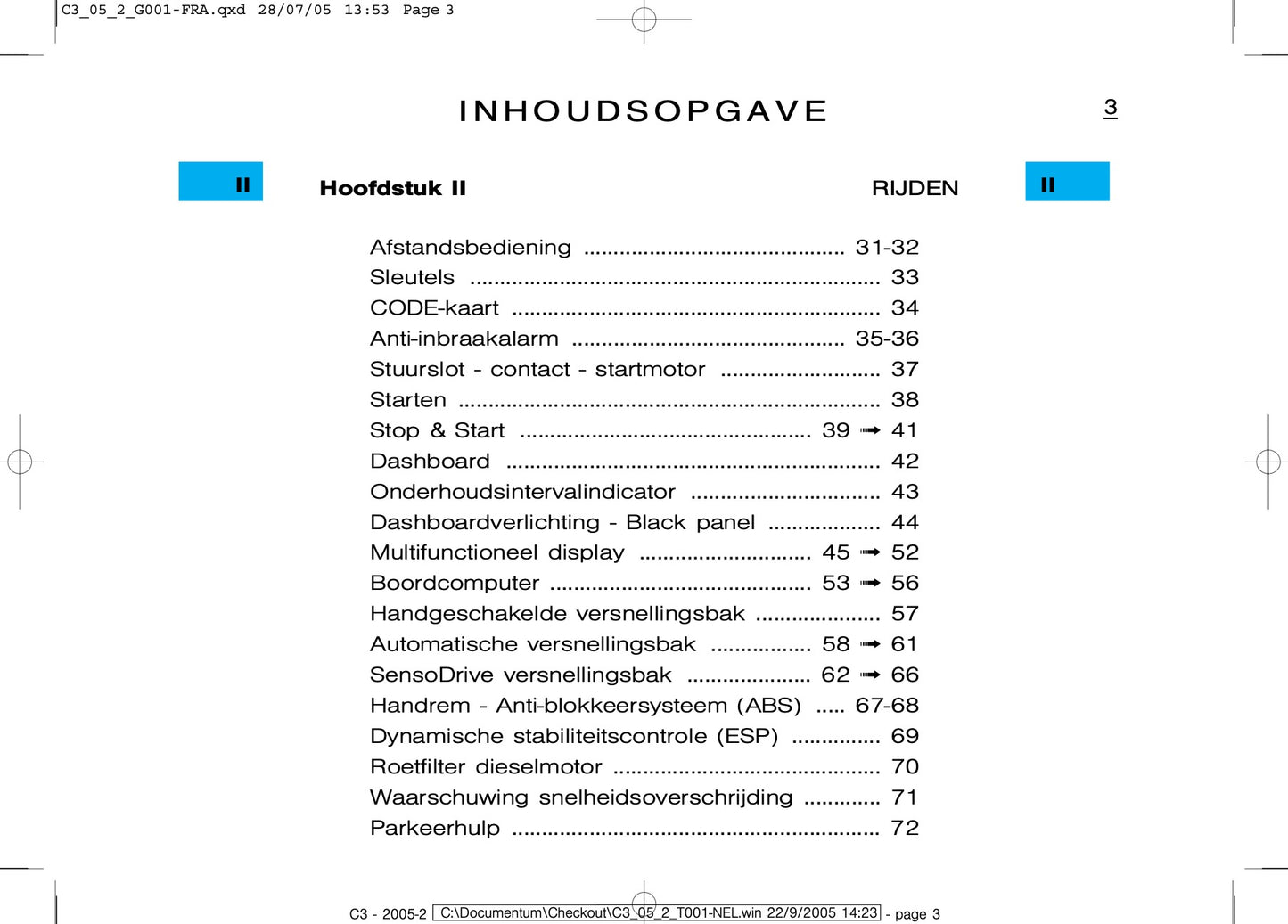 2005-2007 Citroën C3 Gebruikershandleiding | Nederlands