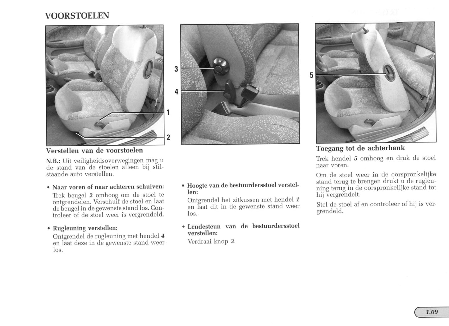 1997-1998 Renault Mégane Cabriolet/Mégane Cabrio Owner's Manual | Dutch